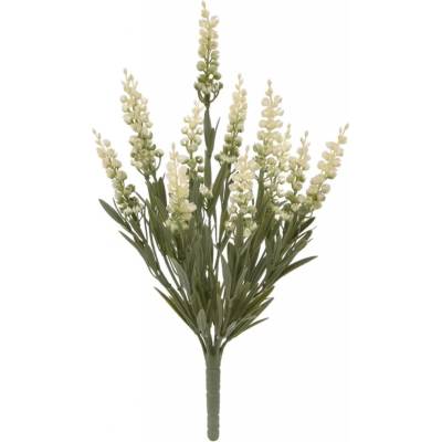 MF Umělá květina Levandule (30cm) - UV - bílá