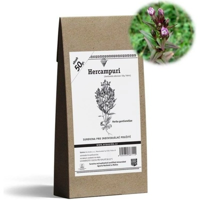Oro Verde Hercampuri Gentianella alborosea Gilg. Fabris. Herba sušená řezaná nať 500 g