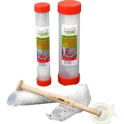 Easy Fishing PVA punčocha STRONG komplet v tubě 7 m 40 mm