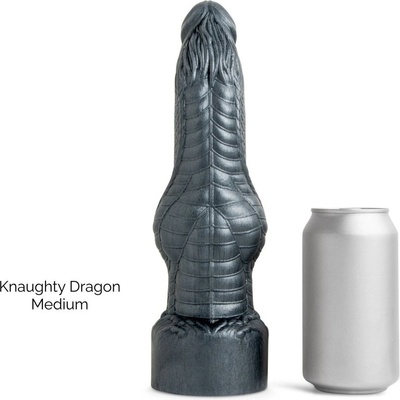 Mr. Hankey’s Toys Knaughty Dragon M prémiové silikónové dildo s Vac-U-Lock 28 x 4–8 cm