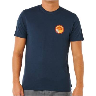 Rip Curl Мъжка тениска Rip Curl Pacific Rinse Stacked Tee T-shirt - Dark Navy - размер XXL (216-7706-0216)