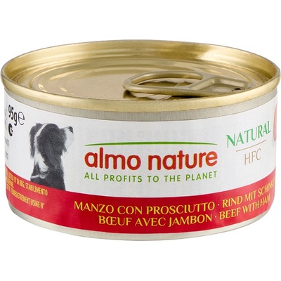 Almo Nature HFC Hovezí se šunkou 6 x 95 g