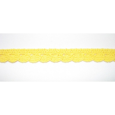 Krajka bavlna 1,5cm žltá