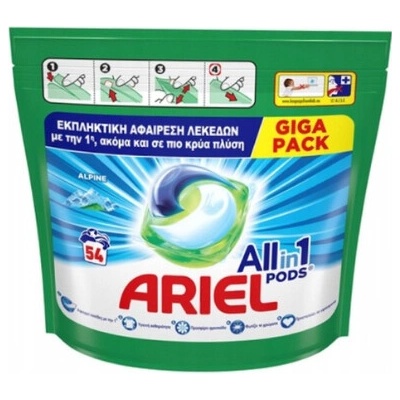Ariel All in1 Pods Mountain prací tablety 54 PD