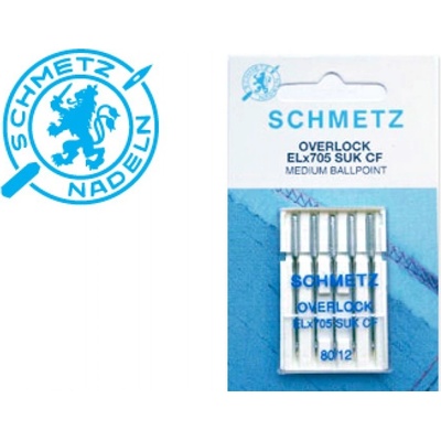 Jehly pro coverlocky Schmetz ELx705 SUK CF 80