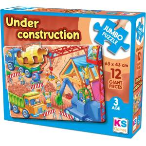 KS Games Пъзел KS Games от 12 XXL части - Строителна площадка (JP31004) - ozone