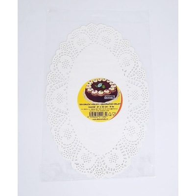 Krajka Dessert ovál 21x32 / 8 ks / 2511632