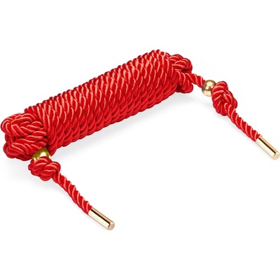 Liebe Seele Silky Cotton Shibari Rope 10m (Red), viazacie lano
