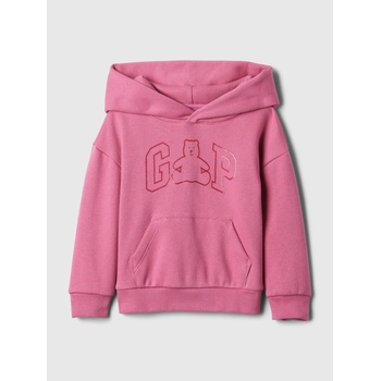 GAP Baby суитшърт с логото и качулка Brannan Bear GAP GAP | Rozov | Момичешки | 98