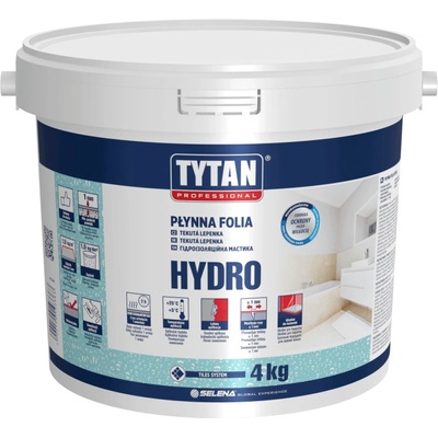 TYTAN HYDRO 1K tekutá lepenka hydroizolace 4 kg (87.25 Kč s DPH / kg)