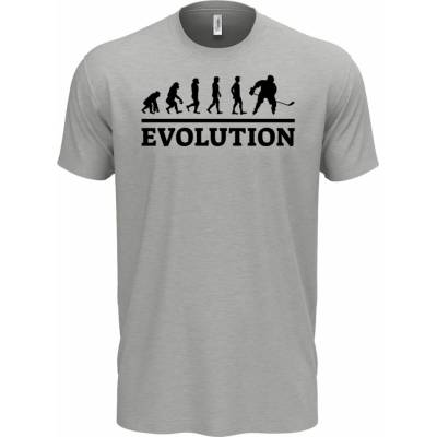 Evolution hokej, černý tisk Super triko