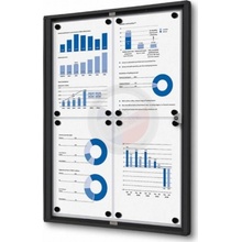 Jansen Display Economy interiérová vitrína 4 x A4