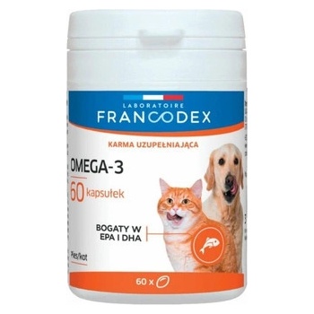 Francodex Omega 3 Capsules pes kočka 60 tbl