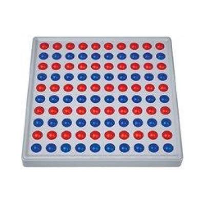 SCHUBI Abaco 100. Modell A 10/10 Kugeln (rot/blau) | Helmut Wentzke