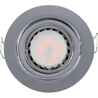 ELMARK Led МЕТАЛНА КРЪГЛА ЛУНА par 16 5, 5w 2700-3000k СА (92r105ww/sn)