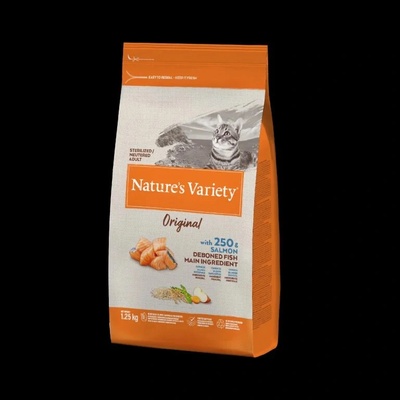 Nature's Variety original cat sterilized s lososom 1,25 kg