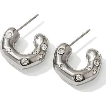 HARAHU Обеци ki-28728 - Сребърен /Тип1 kp28728 (ki-28728)