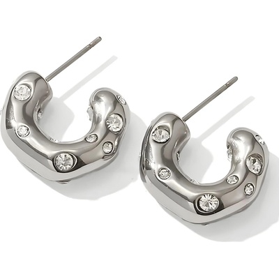 HARAHU Обеци ki-28728 - Сребърен /Тип1 kp28728 (ki-28728)