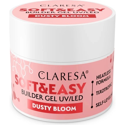 Claresa Soft Easy stavebný gél dusty bloom 45g