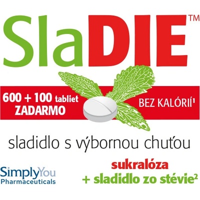SlaDIE sladidlo 600+100 tbl