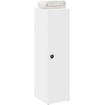 vidaXL Шкаф за баня с държач за ролки, бял, 20, 5x22x72 см (858515)