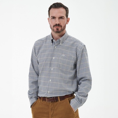 Barbour Henderson thermo weave košel'a Whisper Classic white
