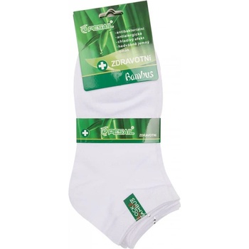Pesail dámské bambusové zdravotní ponožky 3 ks bílá