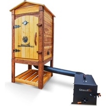 Grillpal dřevěná udírna Profi Smoker XXL 75x75, 414 l, bezbarvá/teak