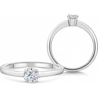 Sofia Diamonds zlatý zásnubní prsten s diamantem BDRB90347WG