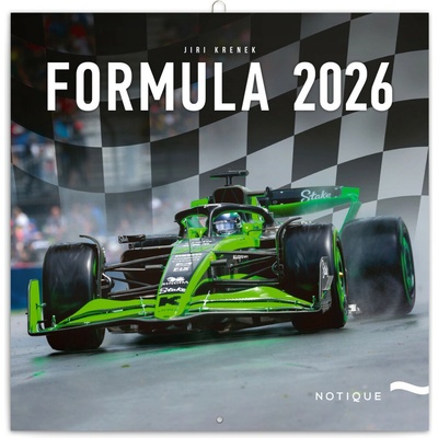 NOTIQUE Poznámkový Formula Jiří Křenek 30 x 30 cm 2026