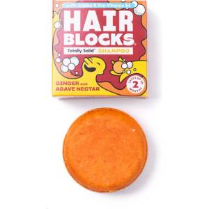 Shower Blocks Solid Shampoo - Ginger & Agave Nectar Цвят: оранжев