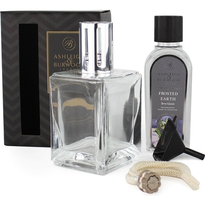 Ashleigh & Burwood London Starter Set Obsidian Clear katalytická lampa 1 ks + Frosted Earth náplň do katalytickej lampy 250 ml