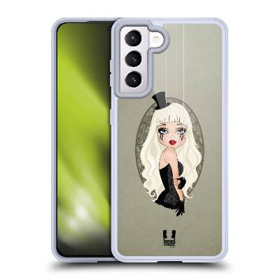 Plastový obal HEAD CASE na mobil Samsung Galaxy S21 5G vzor Marioneta panenka KLAUDIE ZELENÁ (Zadní kryt pro mobil Samsung Galaxy S21 5G vzor Marioneta panenka KLAUDIE ZELENÁ)