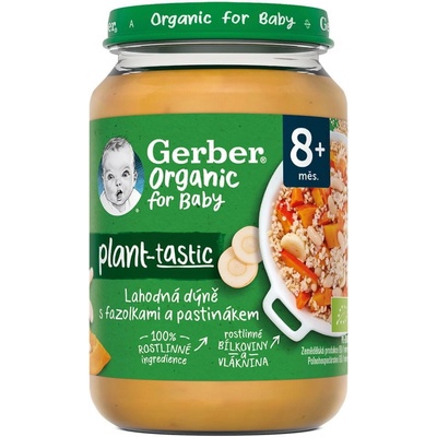 Gerber Organic 100% rostlinný příkrm lahodná dýně s ...