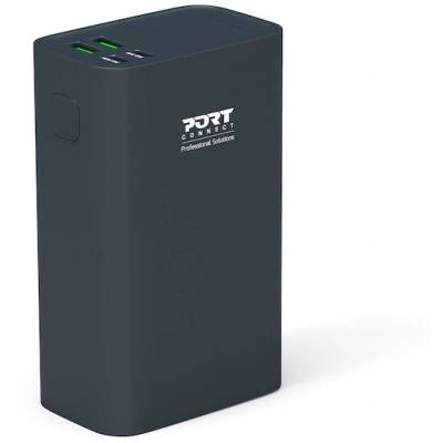 Port Connect Power Bank 30000mAh PD 65W Черно (907004)