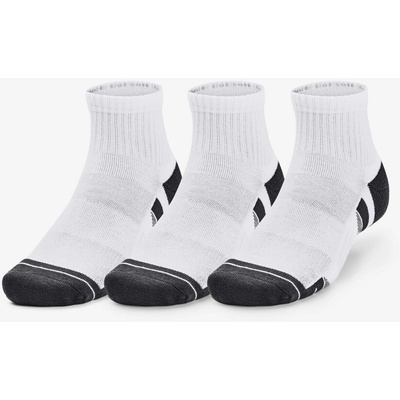 Under Armour ponožky UA Performance Cotton 3p Qtr-WHT 1379528-100