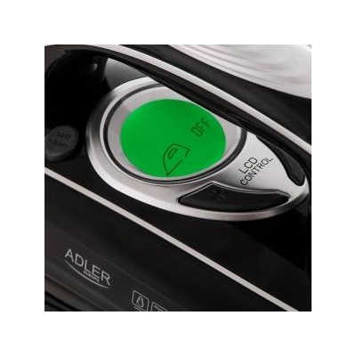 Adler Steam iron with water pump | LCD | 3000 W | 4 temp. settings | SWIFT GLIDE soleplate