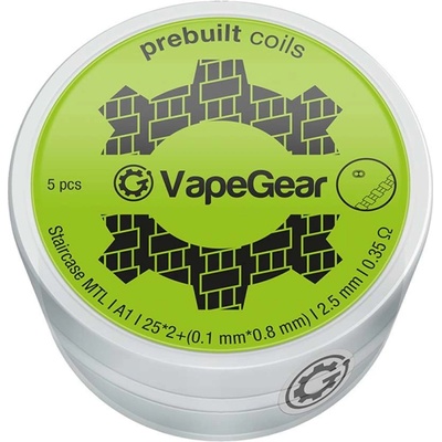 VapeGear predmotané špirálky Staircase A1 0,35ohm