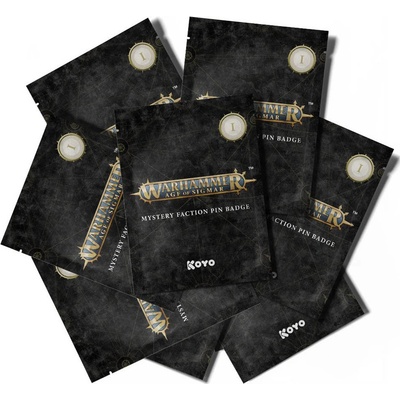 Koyo AGE OF SIGMAR Mystery Faction Pin Badge Series 1 – Zboží Dáma