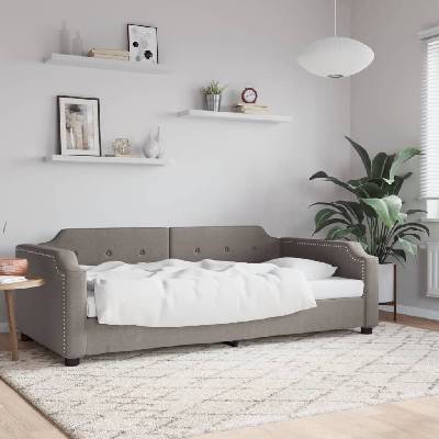 vidaXL Válenda taupe textil