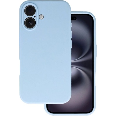 IPhone Кейс Silicone Lite за IPhone 16, Небесно син (4316)