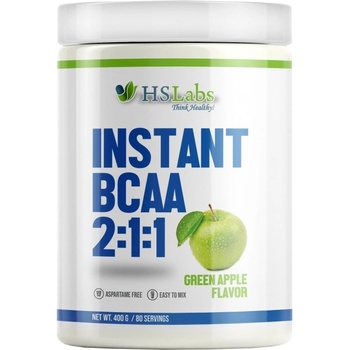 Image 1 of HS Labs BCAA 2: 1: 1 Instant [400 грама] Зелена ябълка