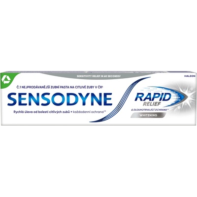 Glaxosmithkline Consumer SENSODYNE ZP 3x75ML БЪРЗО ОБЛЕКЧЕНИЕ ЗА ИЗБЕЛВАНЕ НА ЗЪБИ