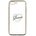 GUESS Луксозен Силиконов Калъф за iPhone 8/7 Plus, Guess Silicone Heart Case, Златист (GUHCP7LTRHG)