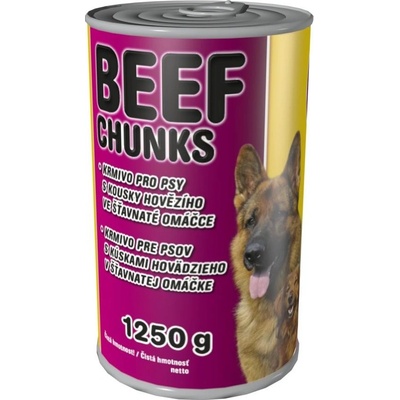 Delikan Adult Hovězí kousky 1250 g