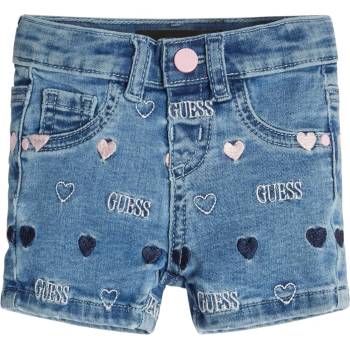 Image 1 of Guess Къси дънкови панталони за момиче със сърца Guess