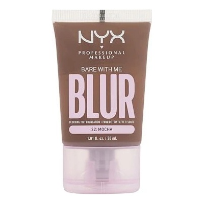 NYX Professional Makeup Bare With Me Blur Tint Foundation zmatňující make-up se středním krytím 22 Mocha 30 ml