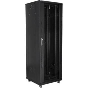 Lanberg Комуникационен шкаф Lanberg rack cabinet 19" free-standing 37U / 600x600 self-assembly flat pack, black (FF01-6637-12B)