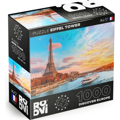 ROOVI - Puzzle Eiffel Tower, Paris, France - 1 000 piese