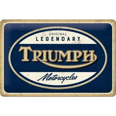 Postershop Plechová cedule: Triumph (Legendary Motorcycles) - 30x20 cm